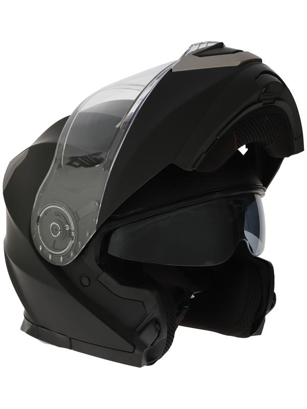 Шлем модуляр с двумя визорами, размер XL (60-61), модель - BLD-160E, черный матовый