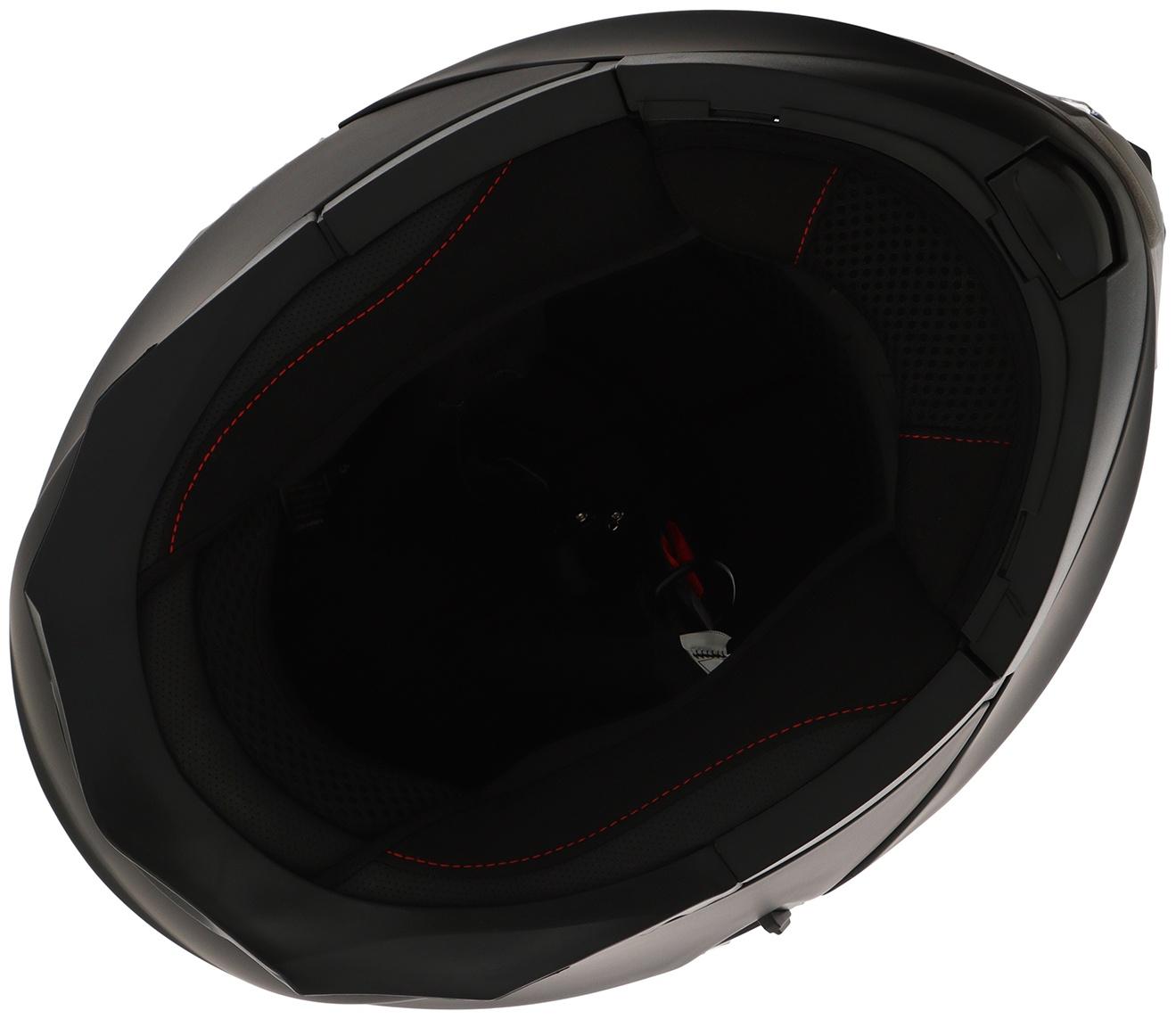 Шлем модуляр с двумя визорами, размер XXL (61), модель - BLD-160E, черный матовый