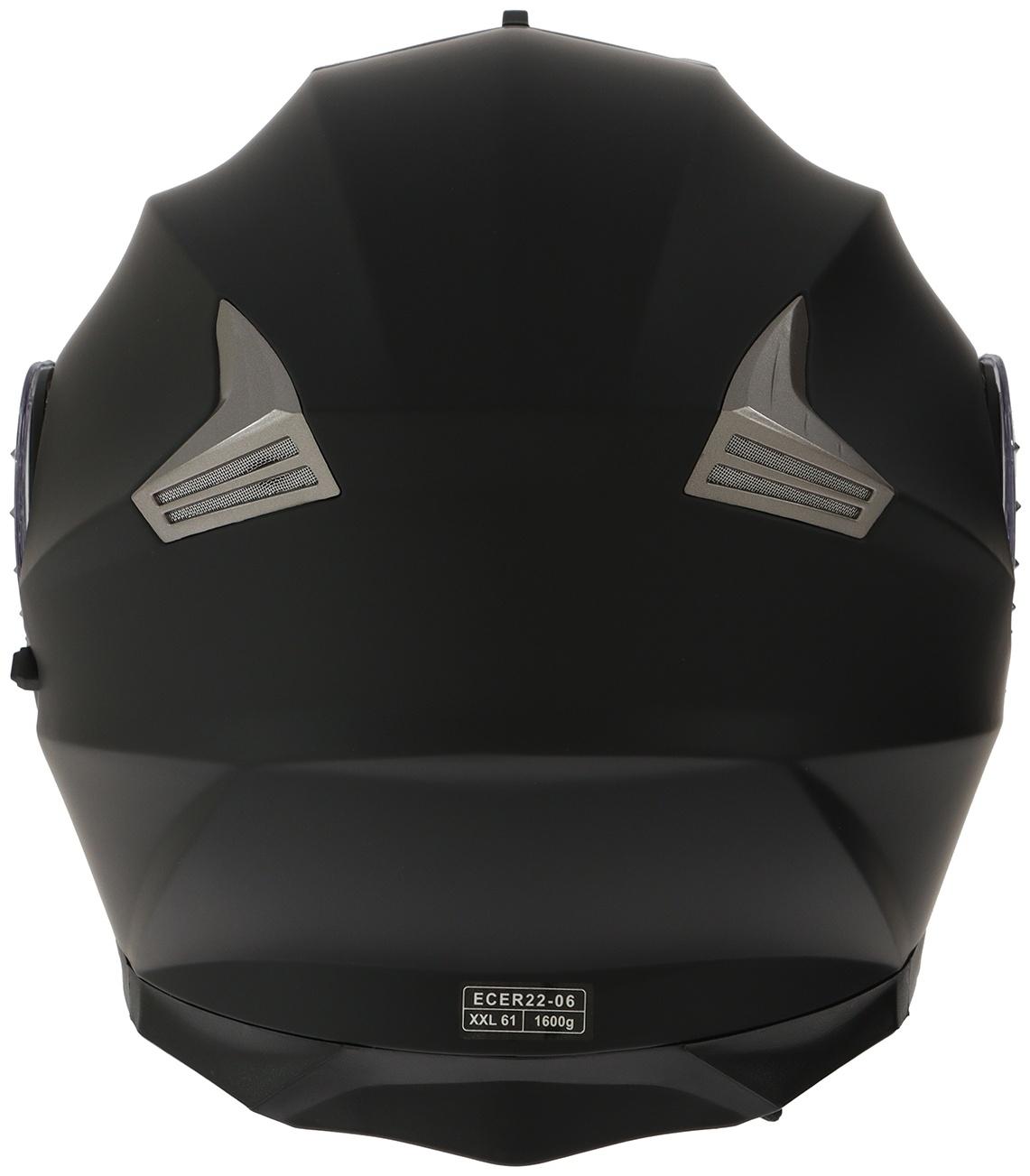 Шлем модуляр с двумя визорами, размер XXL (61), модель - BLD-160E, черный матовый