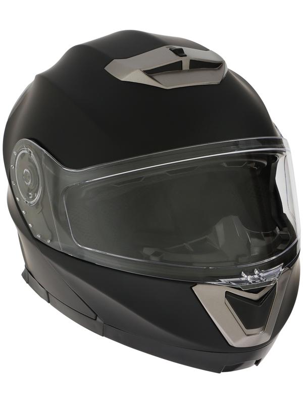 Шлем модуляр с двумя визорами, размер XXL (61), модель - BLD-160E, черный матовый