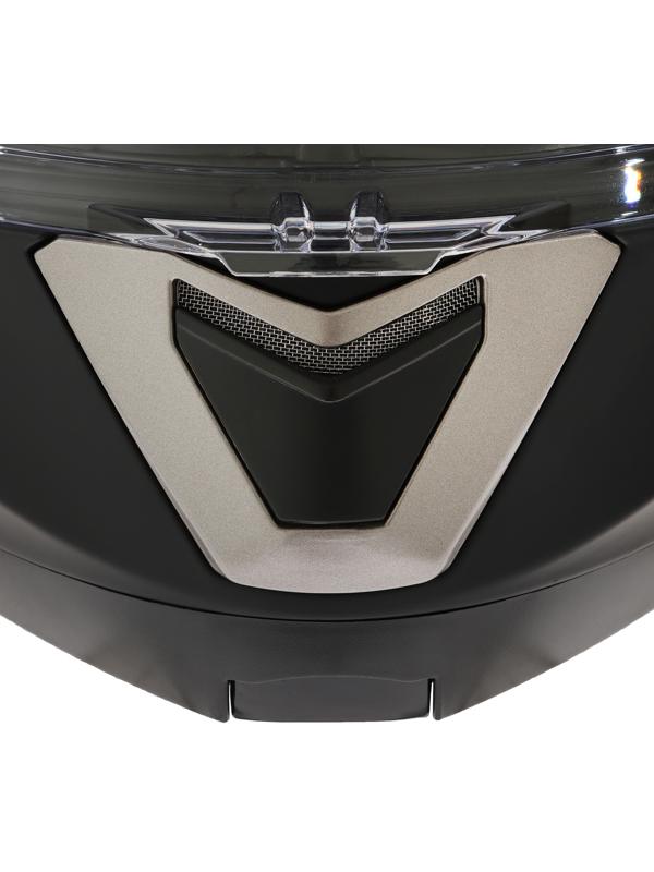 Шлем модуляр с двумя визорами, размер XXL (61), модель - BLD-160E, черный матовый