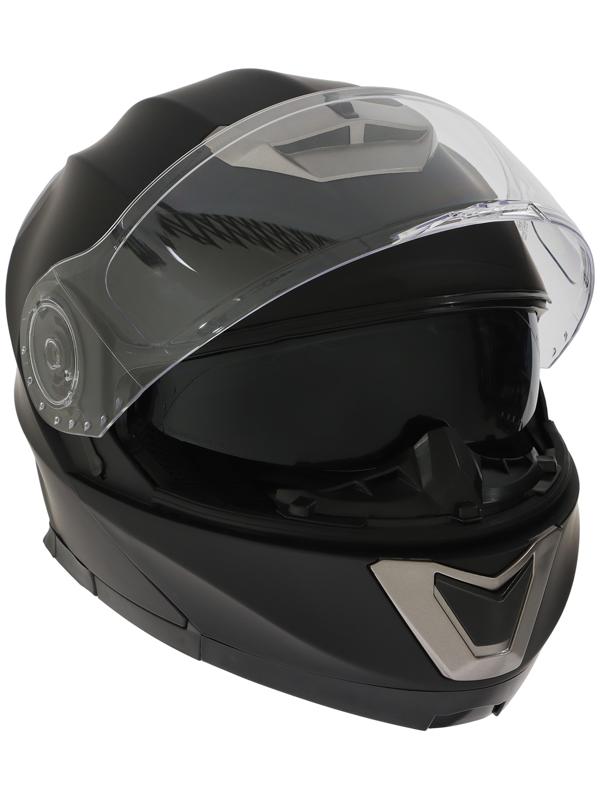 Шлем модуляр с двумя визорами, размер XXL (61), модель - BLD-160E, черный матовый