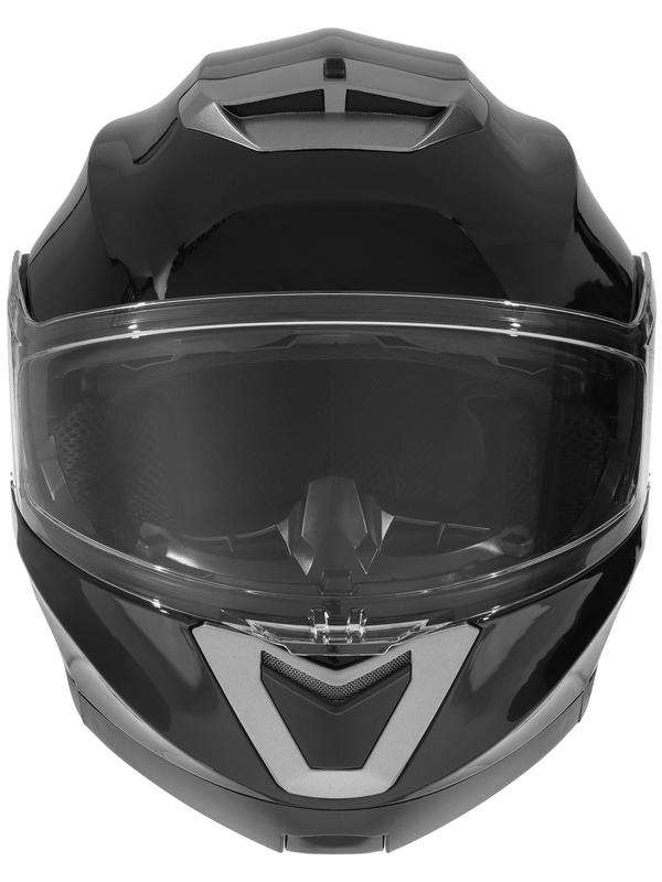 Шлем модуляр с двумя визорами, размер XL (60-61), модель - BLD-160E, черный глянцевый