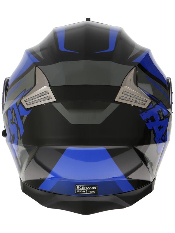 Шлем модуляр с двумя визорами, размер M (57-58), модель - BLD-160E, черно-синий