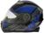 Шлем модуляр с двумя визорами, размер L (59-60), модель - BLD-160E, черно-синий
