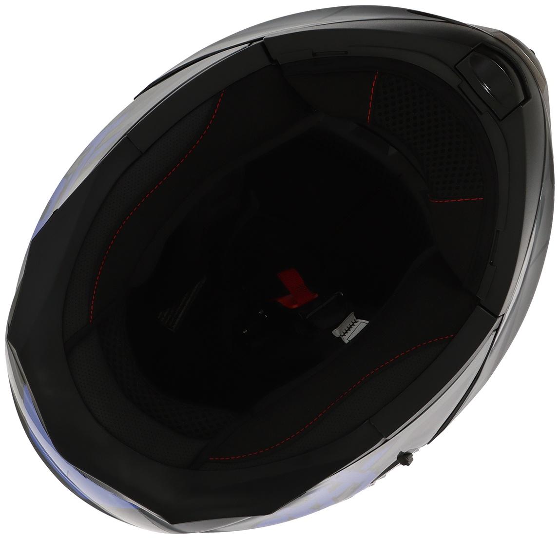 Шлем модуляр с двумя визорами, размер XL (60-61), модель - BLD-160E, черно-синий