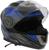 Шлем модуляр с двумя визорами, размер XL (60-61), модель - BLD-160E, черно-синий
