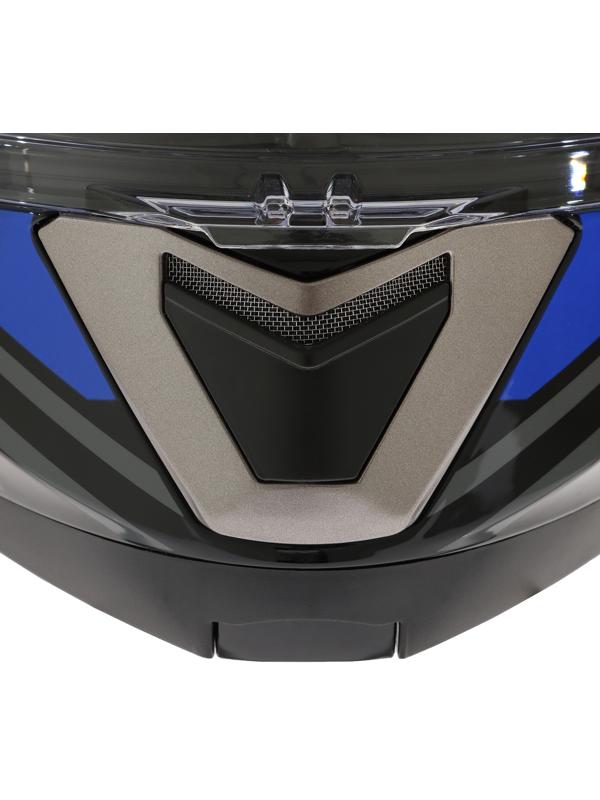 Шлем модуляр с двумя визорами, размер XL (60-61), модель - BLD-160E, черно-синий