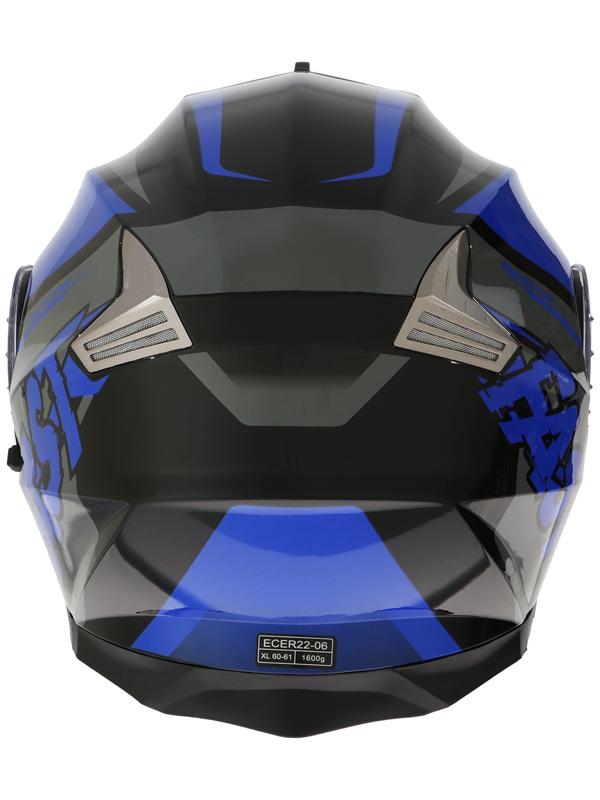 Шлем модуляр с двумя визорами, размер XL (60-61), модель - BLD-160E, черно-синий