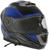 Шлем модуляр с двумя визорами, размер XXL (61), модель - BLD-160E, черно-синий
