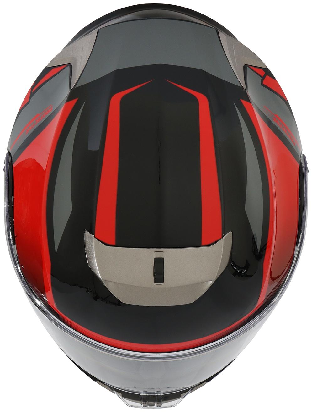 Шлем модуляр с двумя визорами, размер M (57-58), модель - BLD-160E, черно-красный