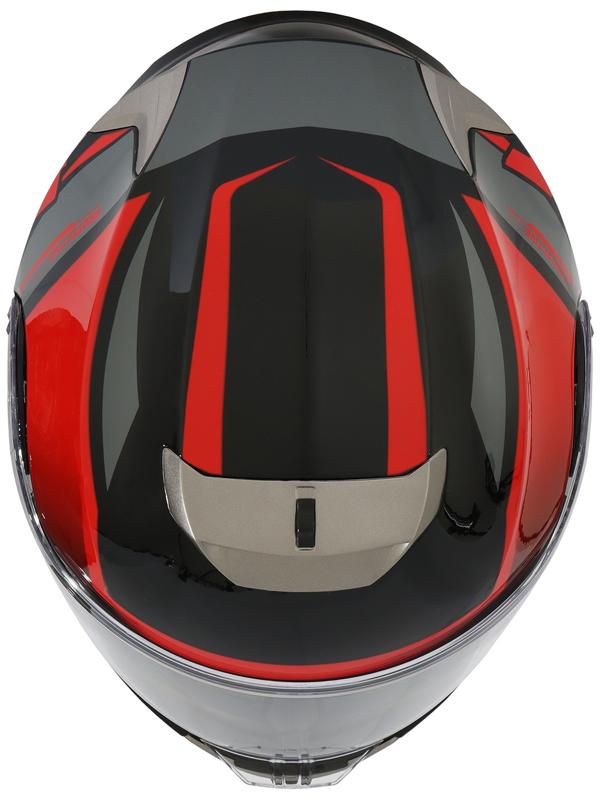 Шлем модуляр с двумя визорами, размер M (57-58), модель - BLD-160E, черно-красный