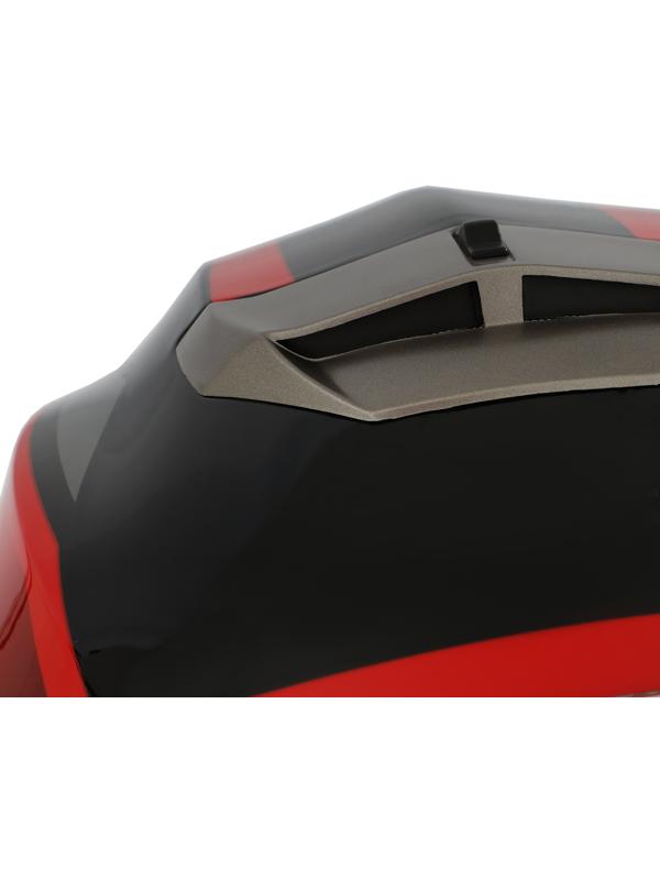 Шлем модуляр с двумя визорами, размер XL (60-61), модель - BLD-160E, черно-красный