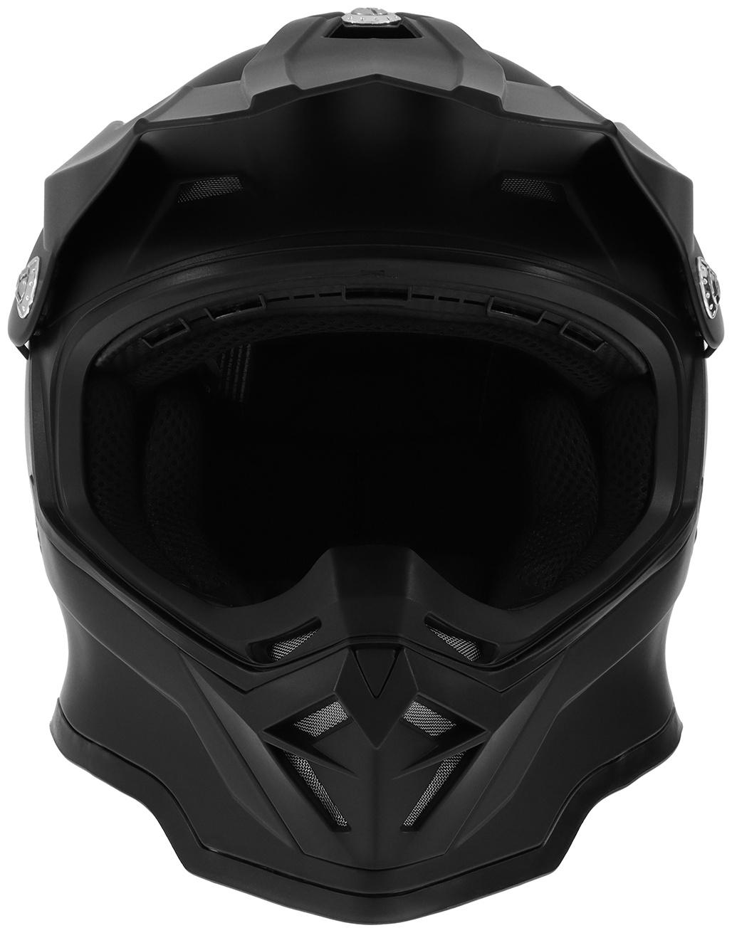 Шлем кроссовый, размер M (57-58), модель - BLD-819-7, черный матовый