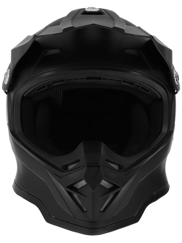 Шлем кроссовый, размер M (57-58), модель - BLD-819-7, черный матовый