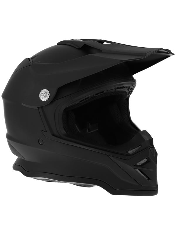 Шлем кроссовый, размер M (57-58), модель - BLD-819-7, черный матовый