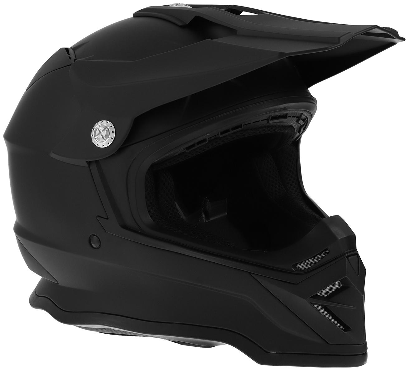 Шлем кроссовый, размер L (59-60), модель - BLD-819-7, черный матовый