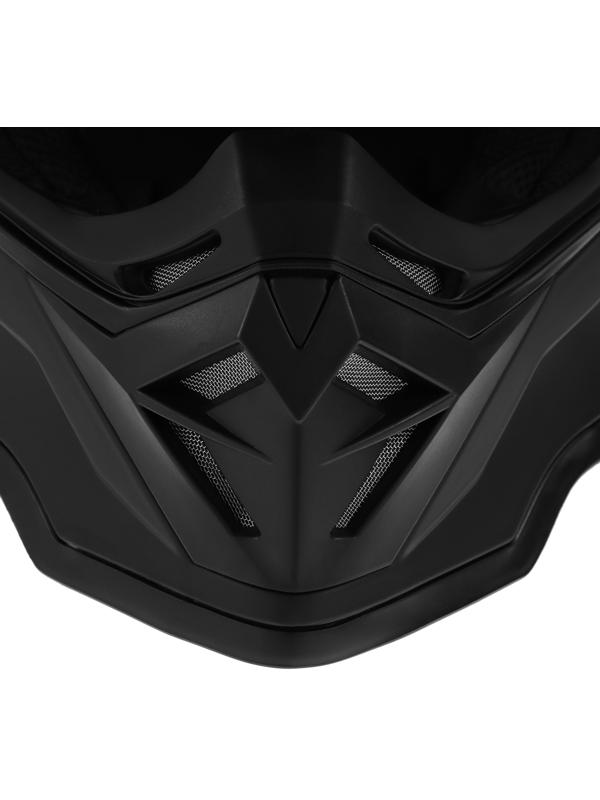 Шлем кроссовый, размер L (59-60), модель - BLD-819-7, черный матовый