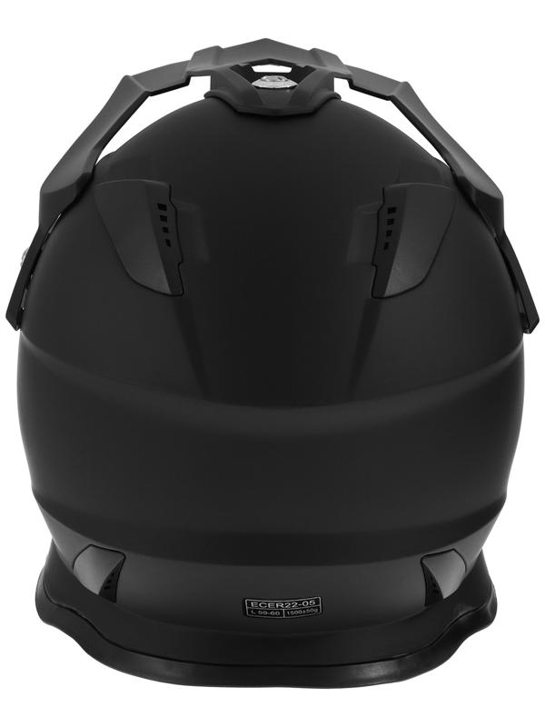 Шлем кроссовый, размер L (59-60), модель - BLD-819-7, черный матовый