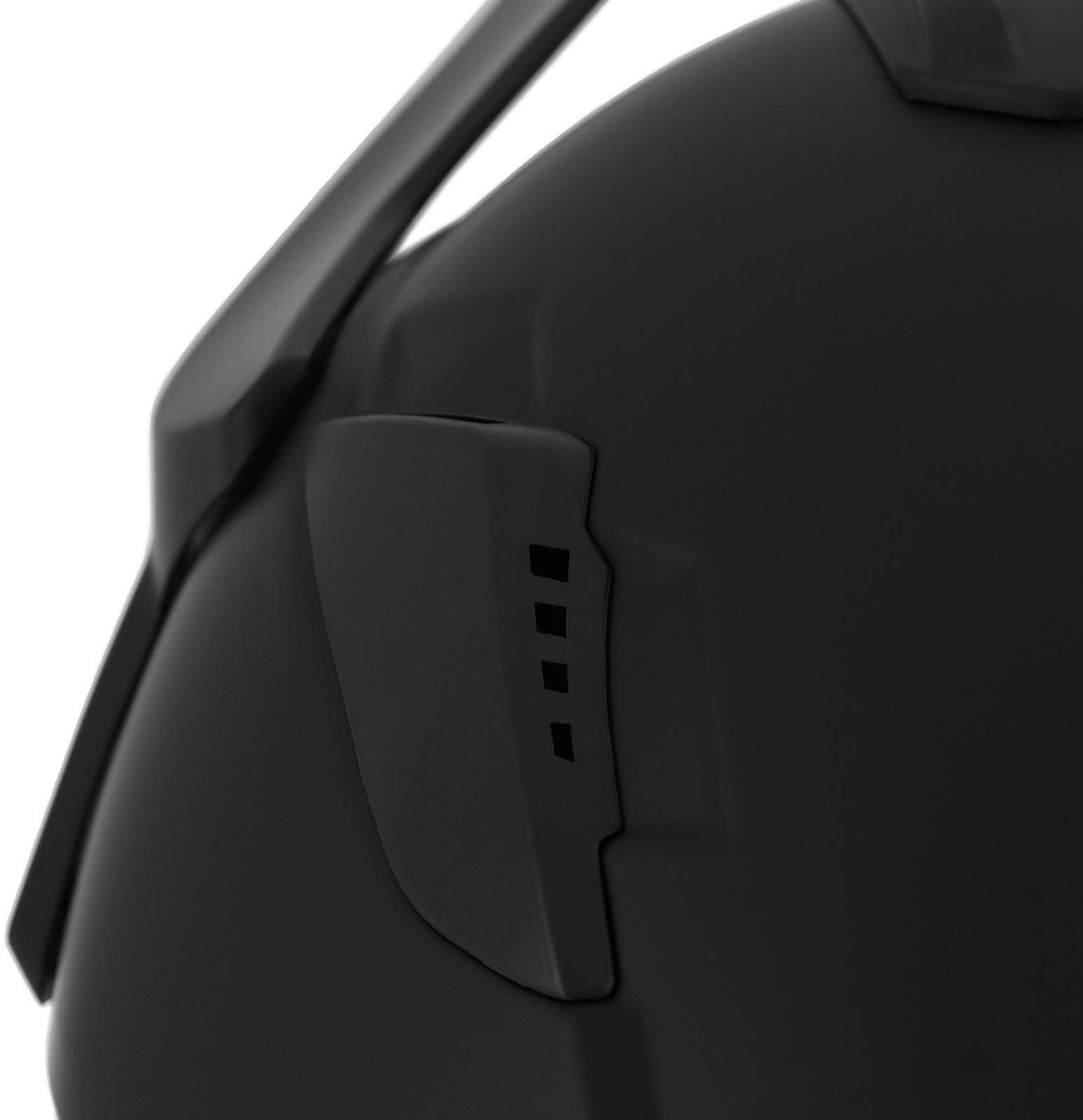 Шлем кроссовый, размер XL (60-61), модель - BLD-819-7, черный матовый