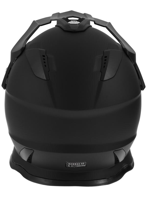 Шлем кроссовый, размер XL (60-61), модель - BLD-819-7, черный матовый