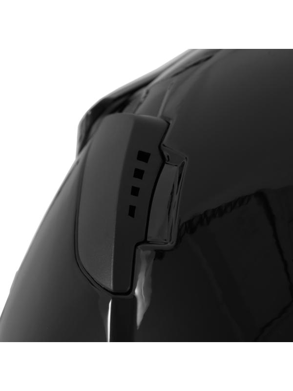 Шлем кроссовый, размер M (57-58), модель - BLD-819-7, черный глянцевый