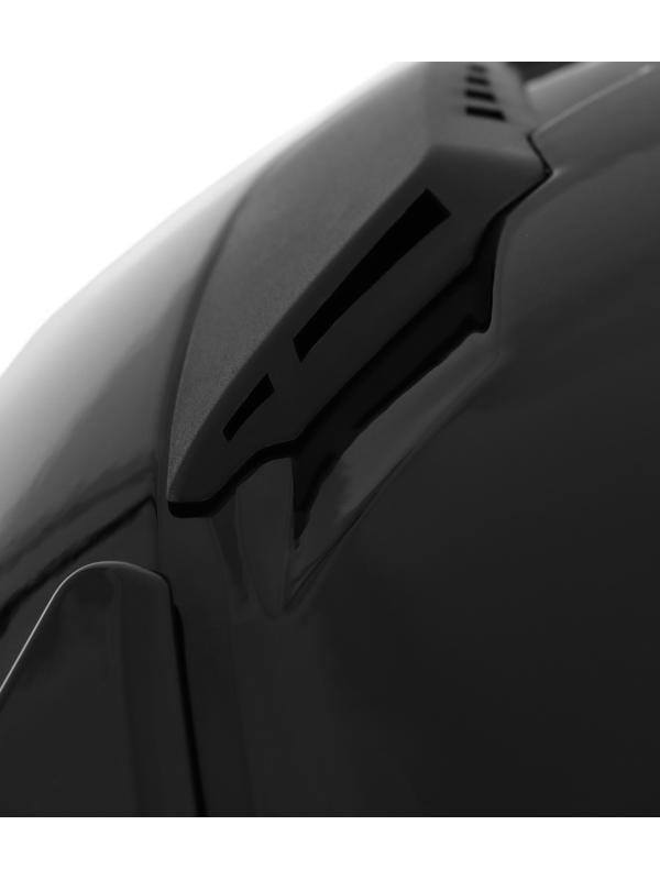 Шлем кроссовый, размер M (57-58), модель - BLD-819-7, черный глянцевый