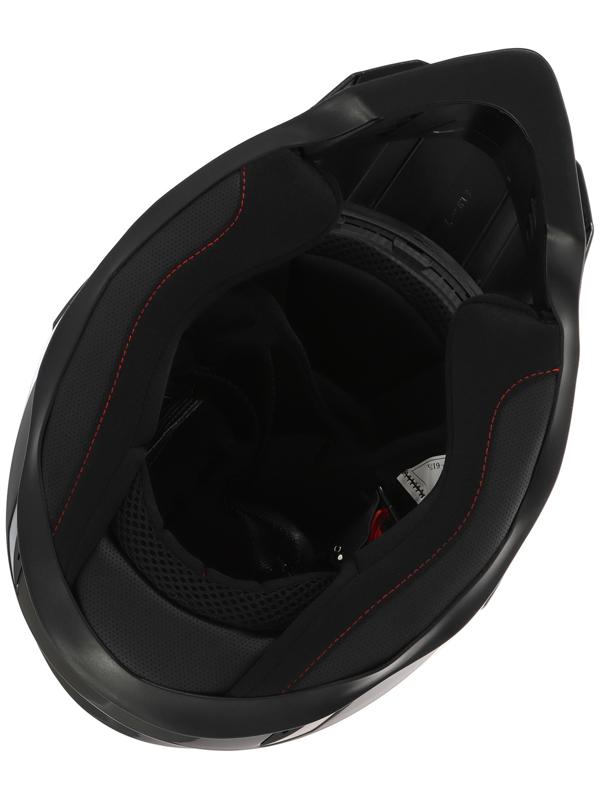 Шлем кроссовый, размер M (57-58), модель - BLD-819-7, черный глянцевый