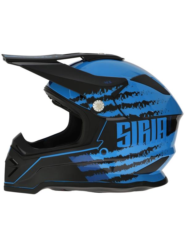 Шлем кроссовый, размер XL (60-61), модель - BLD-819-7, черно-синий