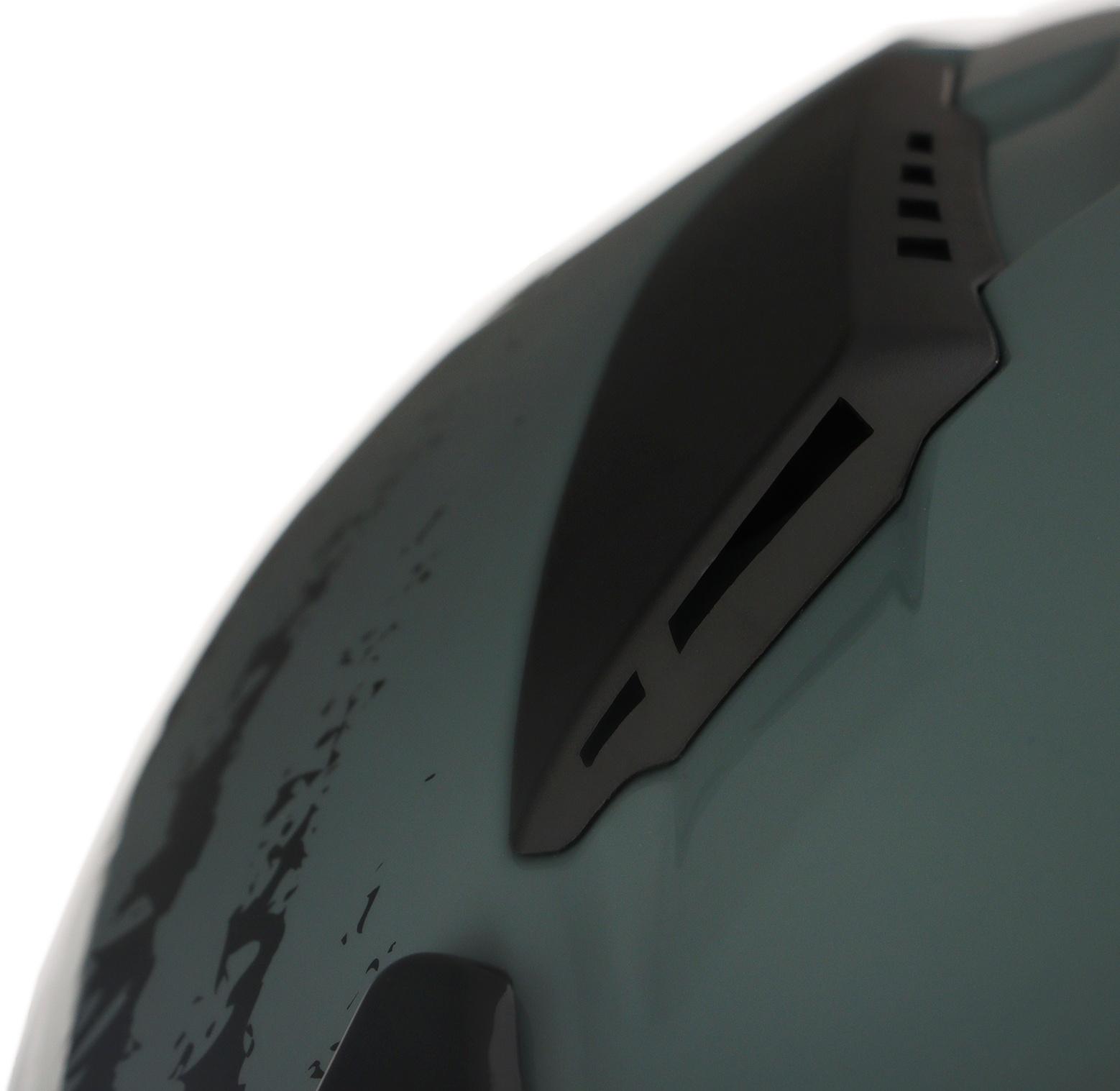 Шлем кроссовый, размер XL (60-61), модель - BLD-819-7, черно-красный