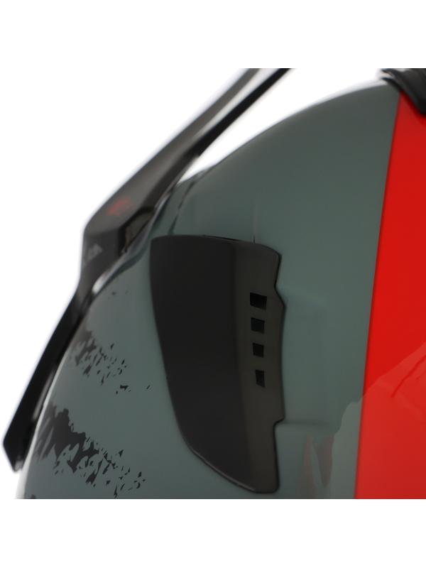 Шлем кроссовый, размер XL (60-61), модель - BLD-819-7, черно-красный