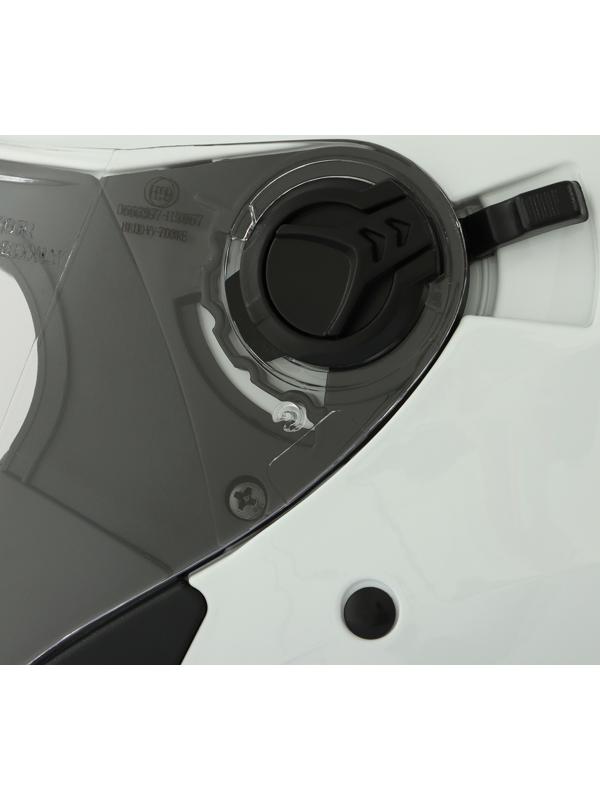 Шлем открытый с двумя визорами, размер XL (60-61), модель - BLD-708E, белый глянцевый