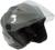 Шлем открытый с двумя визорами, размер S (55-56), модель - BLD-708E, серый глянцевый