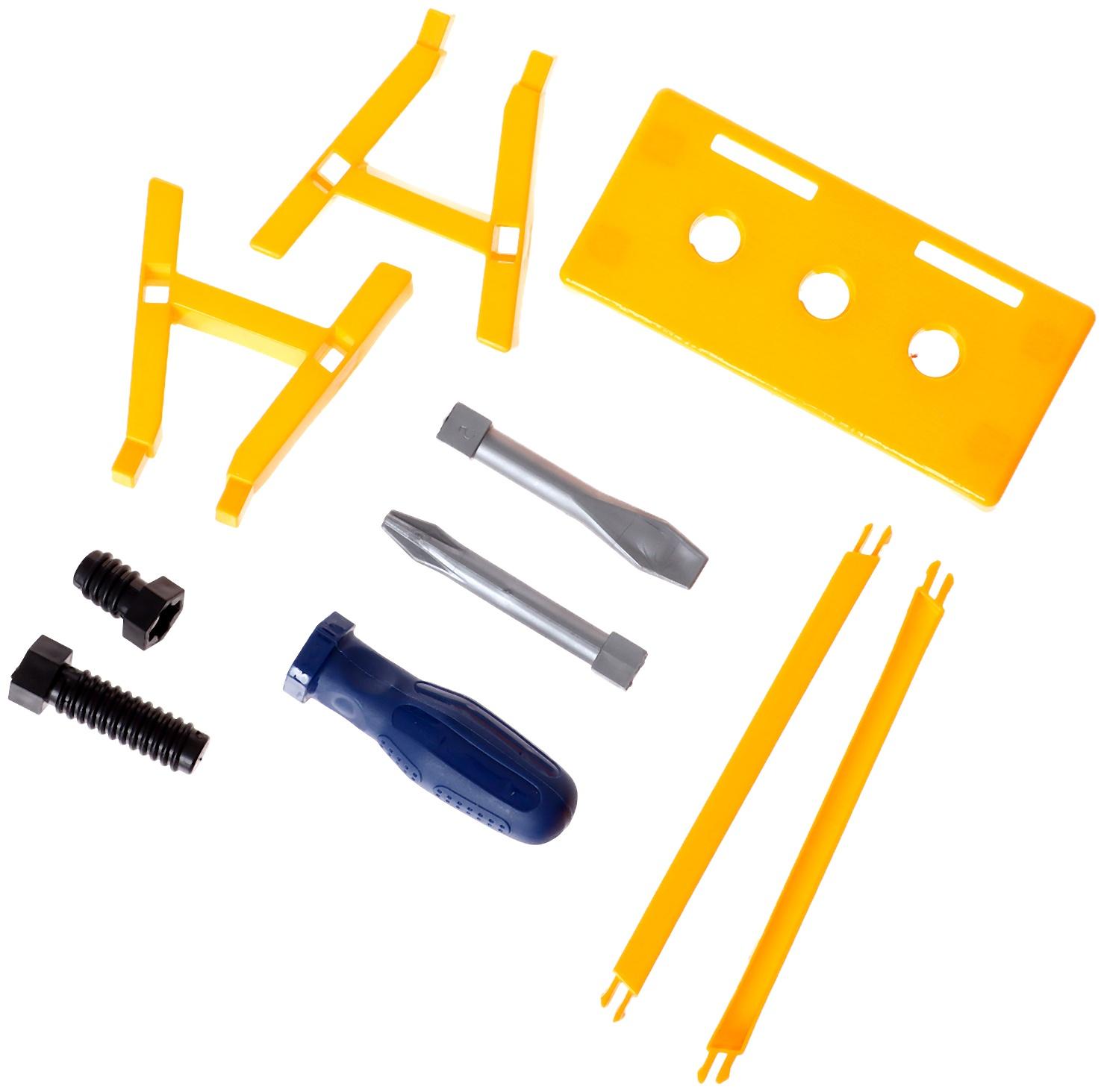 Набор инструментов «Плотник», 7 элементов, цвет МИКС