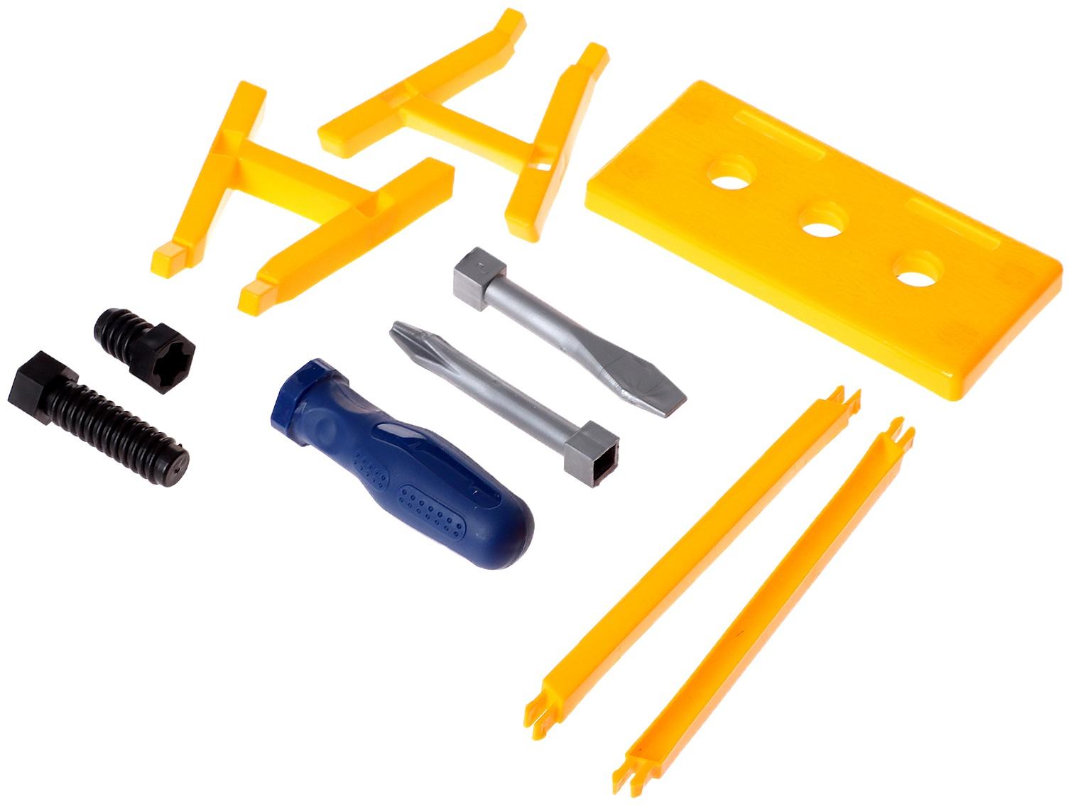 Набор инструментов «Плотник», 7 элементов, цвет МИКС