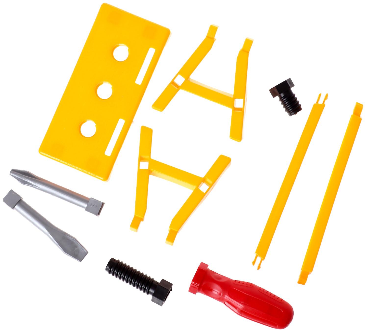 Набор инструментов «Плотник», 7 элементов, цвет МИКС