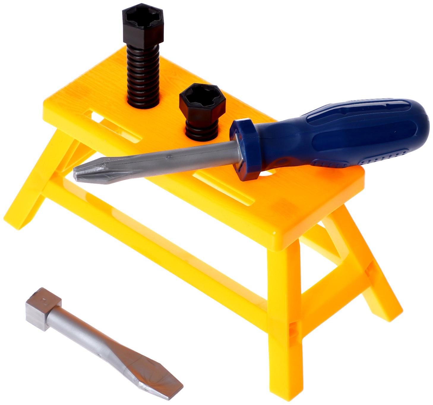 Набор инструментов «Плотник», 7 элементов, цвет МИКС