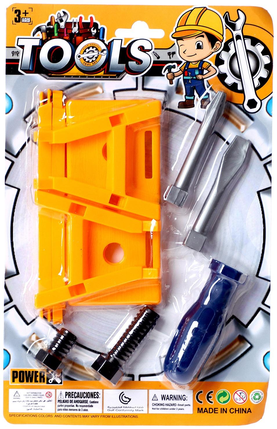 Набор инструментов «Плотник», 7 элементов, цвет МИКС