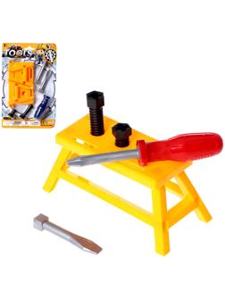 Набор инструментов «Плотник», 7 элементов, цвет МИКС