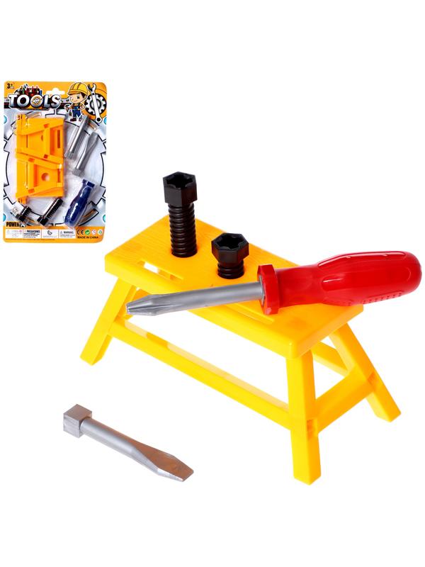 Набор инструментов «Плотник», 7 элементов, цвет МИКС