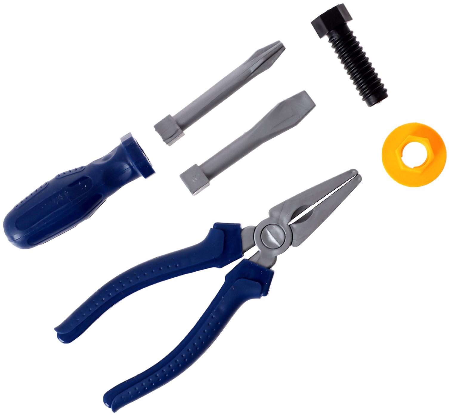 Набор инструментов «Слесарь», 6 элементов, цвет МИКС