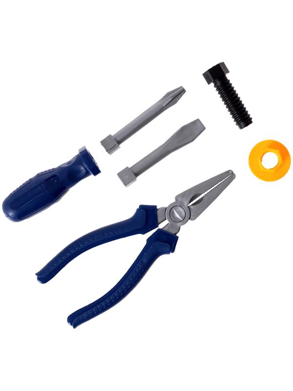 Набор инструментов «Слесарь», 6 элементов, цвет МИКС