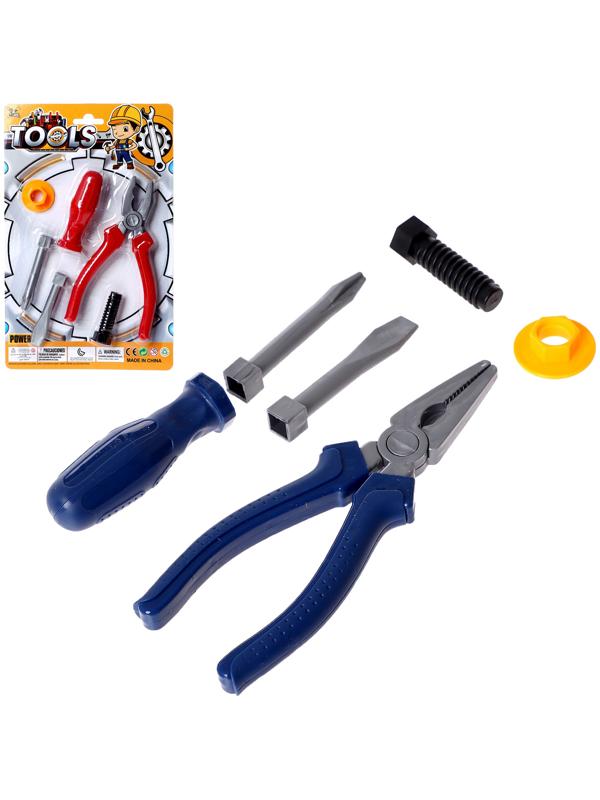 Набор инструментов «Слесарь», 6 элементов, цвет МИКС