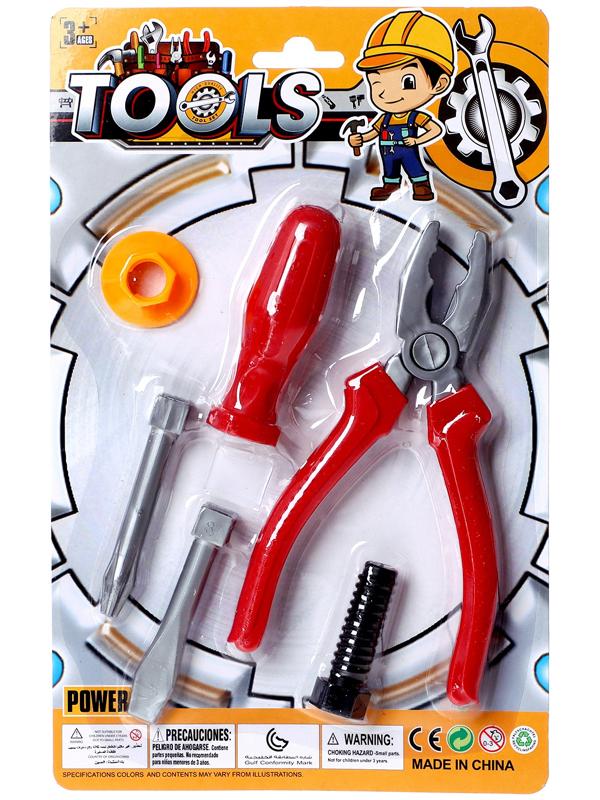 Набор инструментов «Слесарь», 6 элементов, цвет МИКС