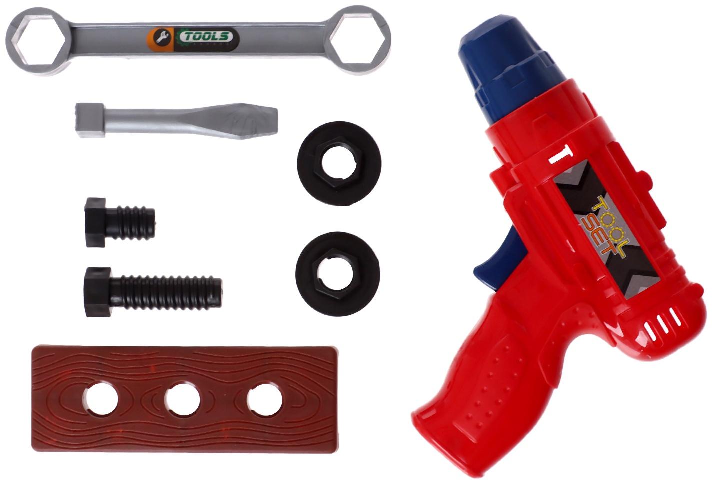 Набор инструментов «Слесарь», 8 элементов, цвет МИКС