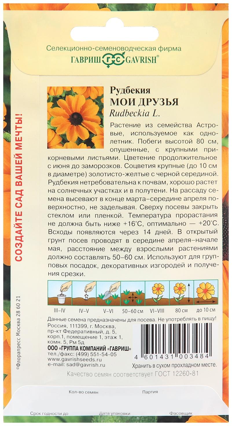 Семена Рудбекия 