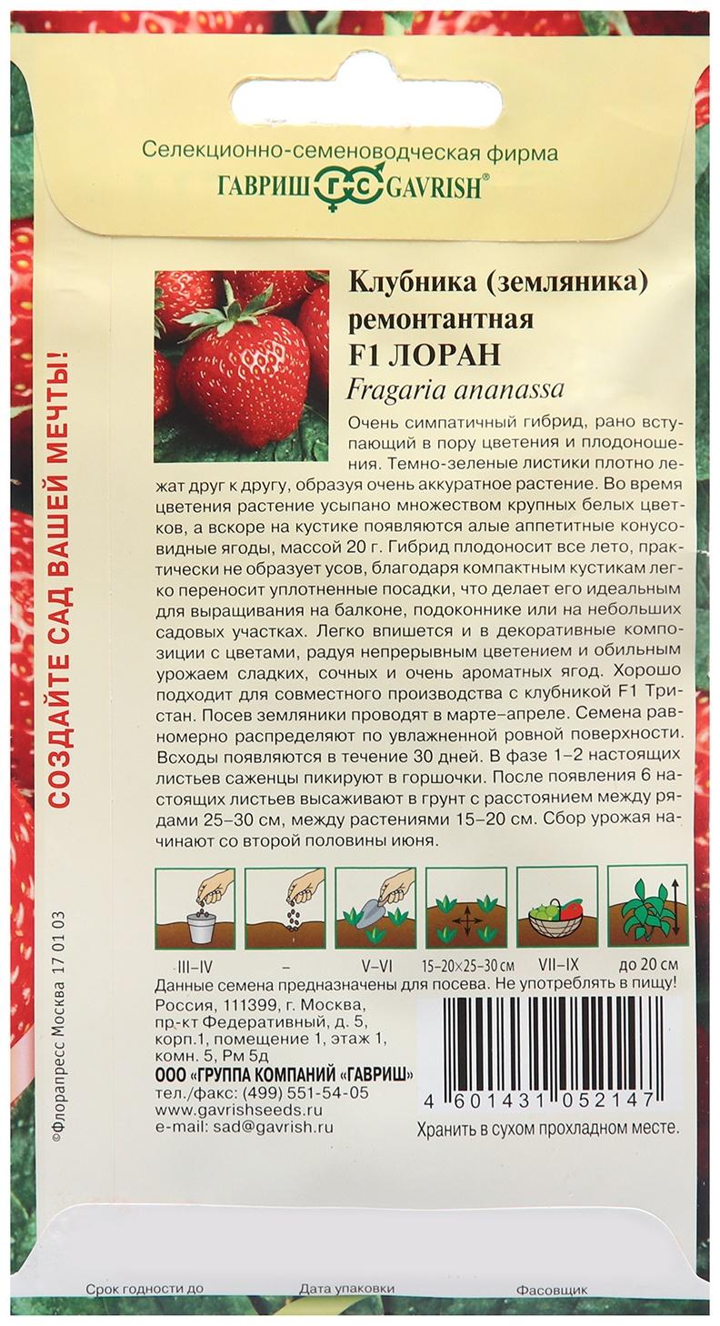 Семена Земляника 