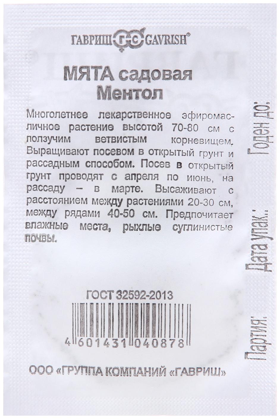 Семена Мята 