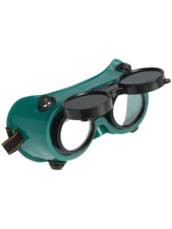 Очки защитные ТУНДРА, круглые, с затемненными стеклами