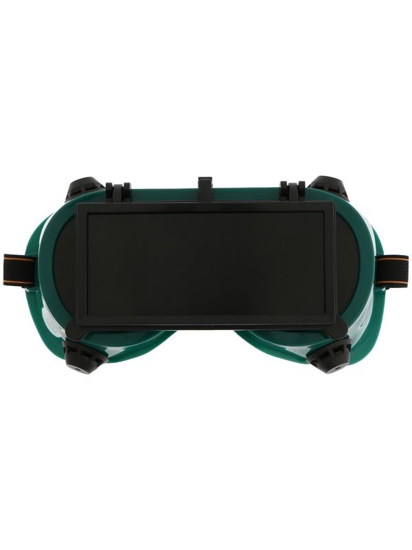 Очки защитные ТУНДРА, квадратные, с затемненными стеклами